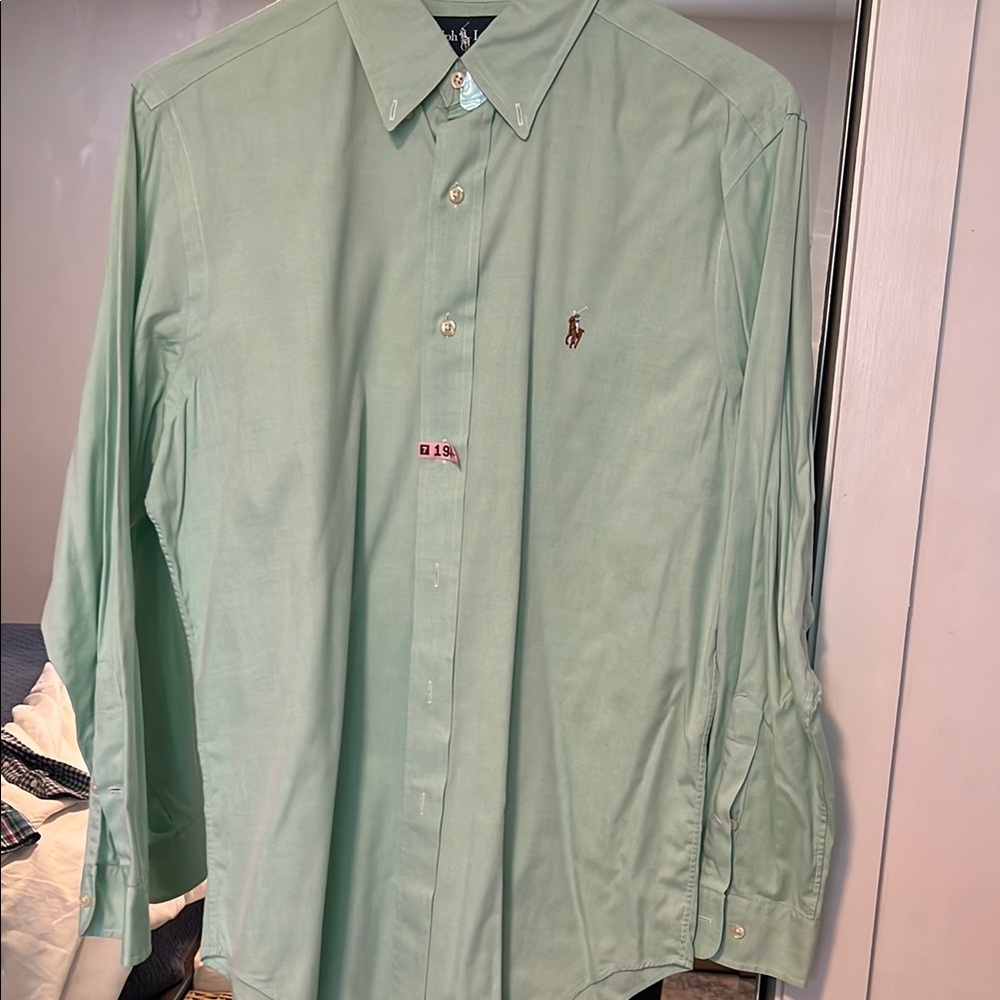 Ralph Lauren Men's Green Shirt